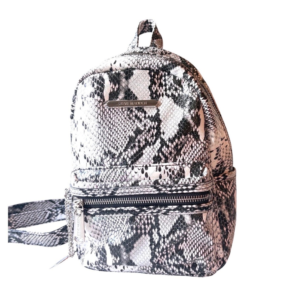 Steve‎ Madden 11" Long X 11" tall Snake Print Small Backpack